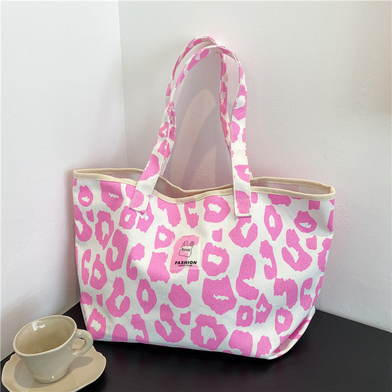 Leopard Print Bag Large Capacity