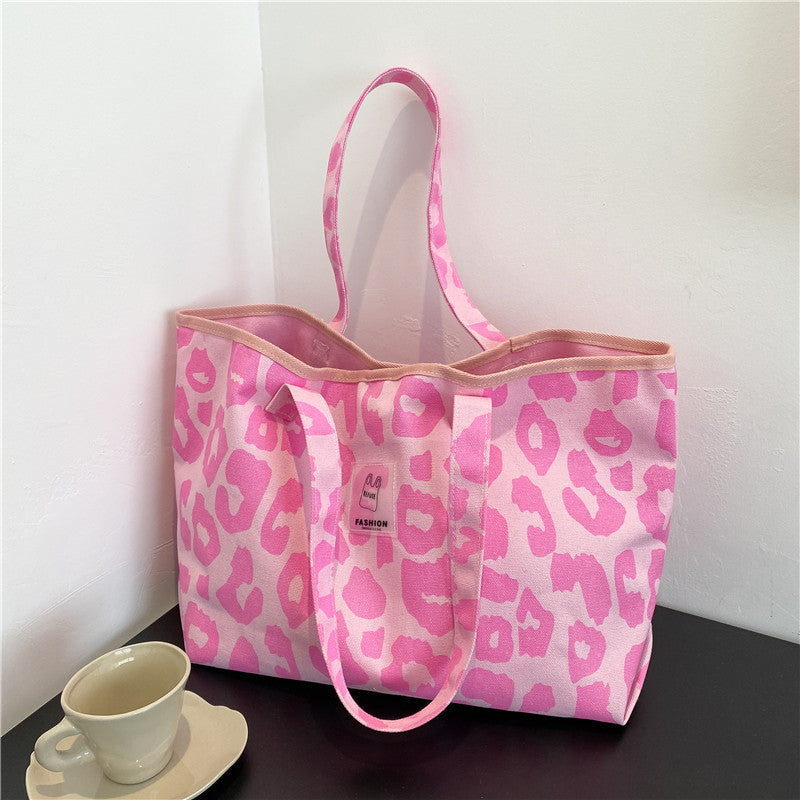 Leopard Print Bag Large Capacity