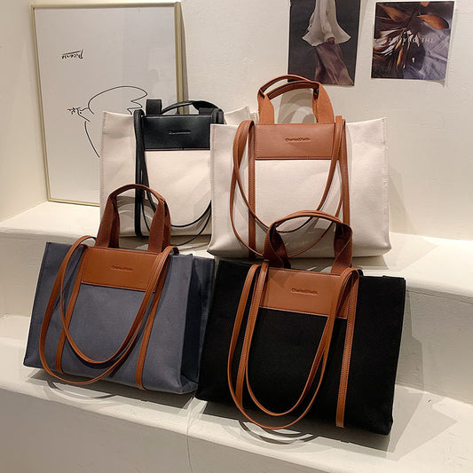 Shopping Simple Canvas Shoulder Bag