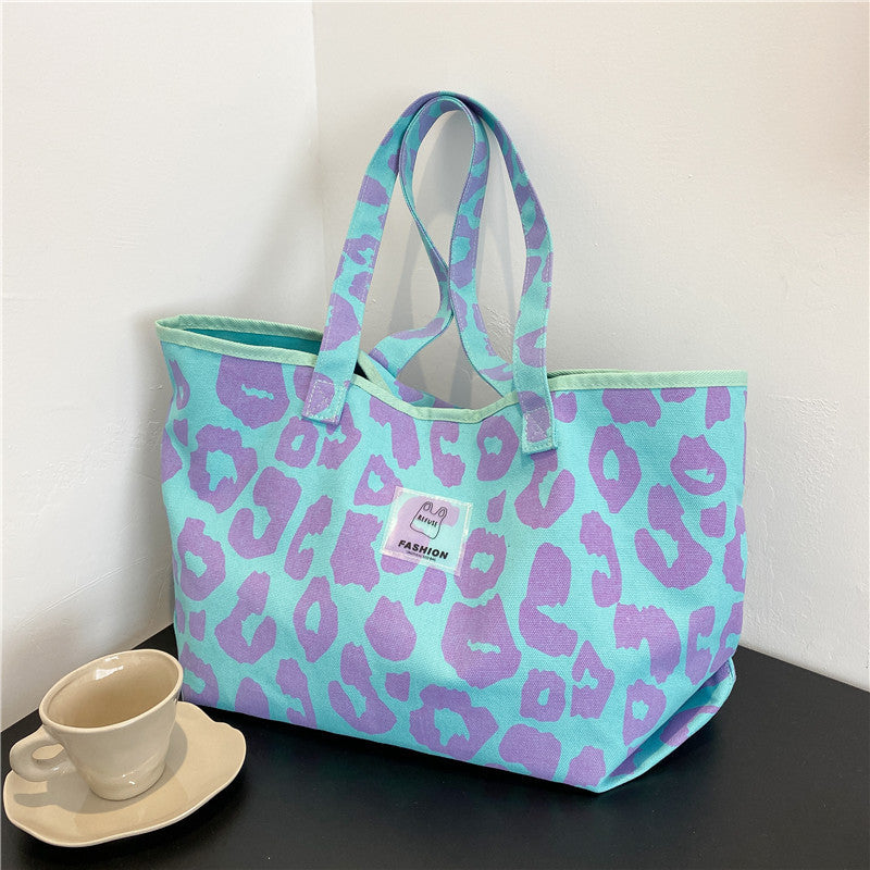 Leopard Print Bag Large Capacity